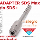 Adapter Przejściówka przejście z SDS MAX na SDS+