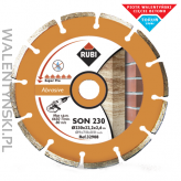 TARCZA SON Fi 125 / 22,2 MM  DIAMENTOWA GR. 2.3 MM NA SUCHO DO MARMURU, CEGŁY, PIASKOWCA ref 32903