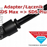 Adapter/Łącznik SDS Max do otwornic wierteł SDS+