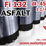 WIERTŁO DIAMENTOWE KORONOWE KORONKOWE Fi 132 mm x 450 mm do ASFALTU WIERTNICA HILTI