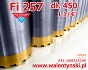 WIERTŁO 257 mm koronowe diamentowe dł. 450 mm do betonu żelbetonu granitu