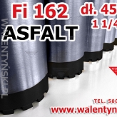 WIERTŁO DIAMENTOWE KORONOWE KORONKOWE Fi 162 mm x 450 mm DO ASFALTU WIERTNICA HILTI