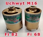 Otwornice diamentowe M16 do betonu Fi 68 mm + Fi 82 mm + Adapter HEX (+ wiertło prowadzące)