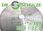 TARCZA DIAMENTOWA FL-S Fi 300 / 25.4 i 22.2 DR. SCHULZE GLAZURA CERAMIKA KAMIEŃ, FL S