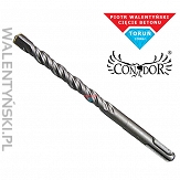 WIERTŁO SDS PLUS Fi 6 mm x 210 mm z podwójną spiralą, do betonu i kamienia
