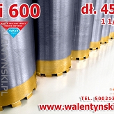 WIERTŁO DIAMENTOWE KORONOWE KORONKOWE Fi 600 mm x 450 mm WIERTNICA HILTI