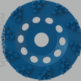Talerz Tarcza Szlifująca ZX 150 mm do Kleju Żywicznego Mocowanie 19 mm