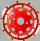 Talerz Szlifujący Fi 125 2R Standard M14 do Betonu