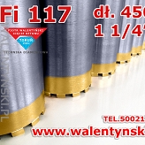 WIERTŁO DIAMENTOWE KORONOWE Fi 117 mm x 450 mm, WIERTNICA, HILTI